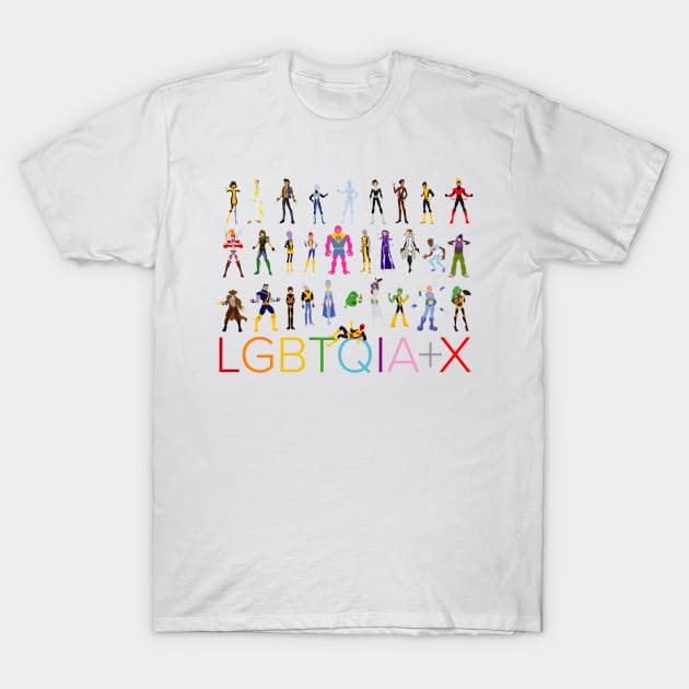 LGBTQIA+X T-Shirt by xcerpts